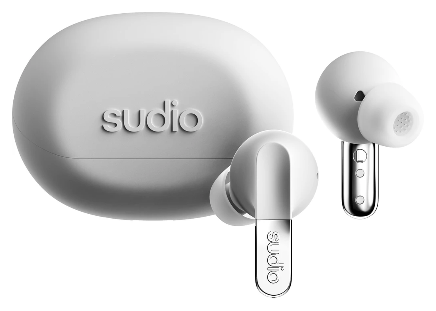 Sudio N3 Pro Draadloze Bluetooth Oordopjes met Active Noise Cancelling Wit afbeelding 1