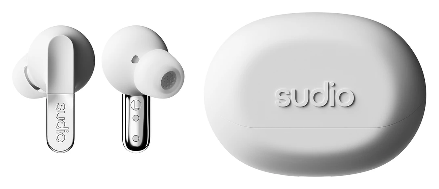 Sudio N3 Pro Draadloze Bluetooth Oordopjes met Active Noise Cancelling Wit afbeelding 2