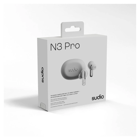 Sudio N3 Pro Draadloze Bluetooth Oordopjes met Active Noise Cancelling Wit afbeelding 7