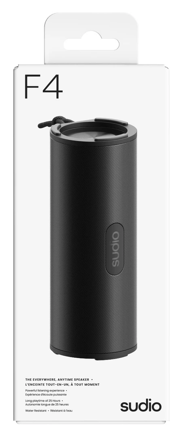 Sudio F4 True Wireless Bluetooth 5.4 Speaker Zwart afbeelding 6