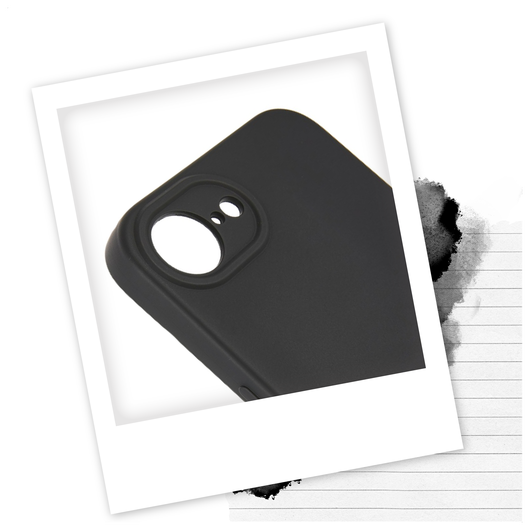 Apple iPhone 16e Hoesje met Koord en Camera Bescherming Back Cover Zwart afbeelding 2