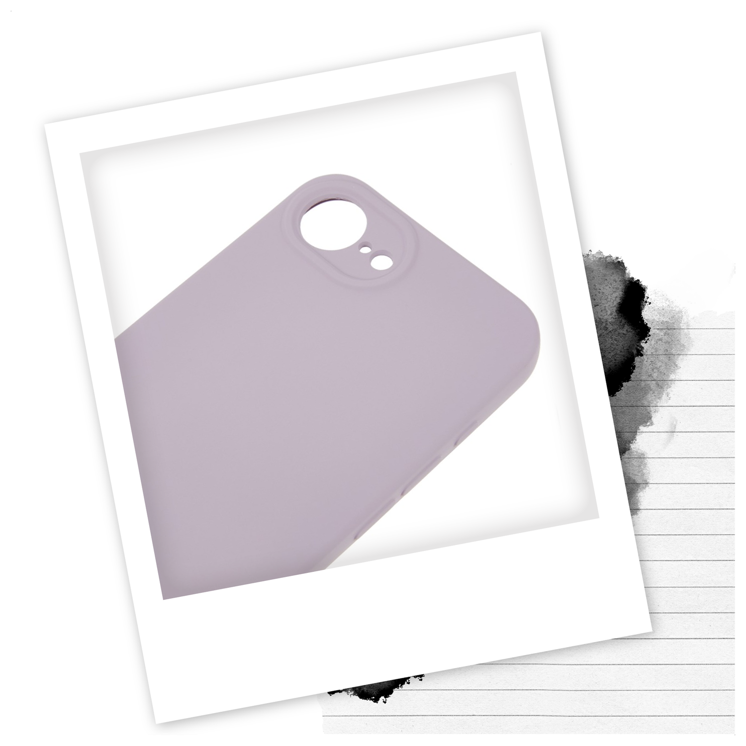 Apple iPhone 16e Hoesje met Koord en Camera Bescherming Back Cover Paars afbeelding 2
