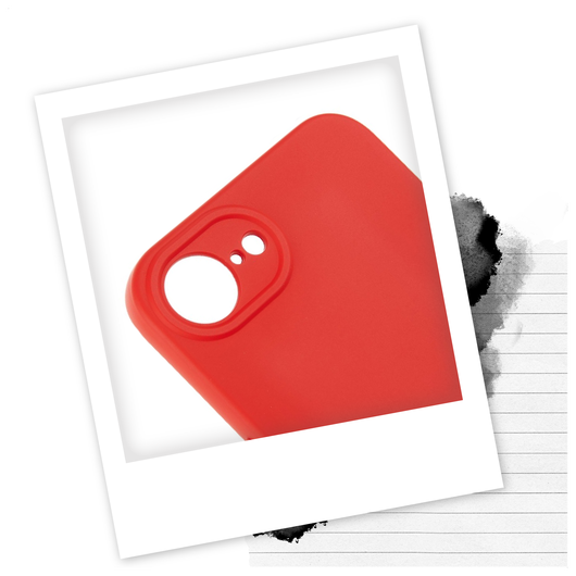 Apple iPhone 16e Hoesje met Koord en Camera Bescherming Back Cover Rood afbeelding 2