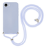 Apple iPhone 16e Hoesje met Koord en Camera Bescherming Back Cover Lichtpaars afbeelding 1