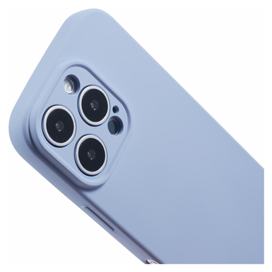 iPhone 16 Pro Max Hoesje met Koord en Camera Bescherming Back Cover Lichtpaars afbeelding 8