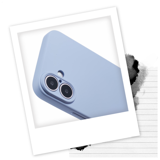 iPhone 16 Plus Hoesje met Koord en Camera Bescherming Back Cover Lichtpaars afbeelding 2