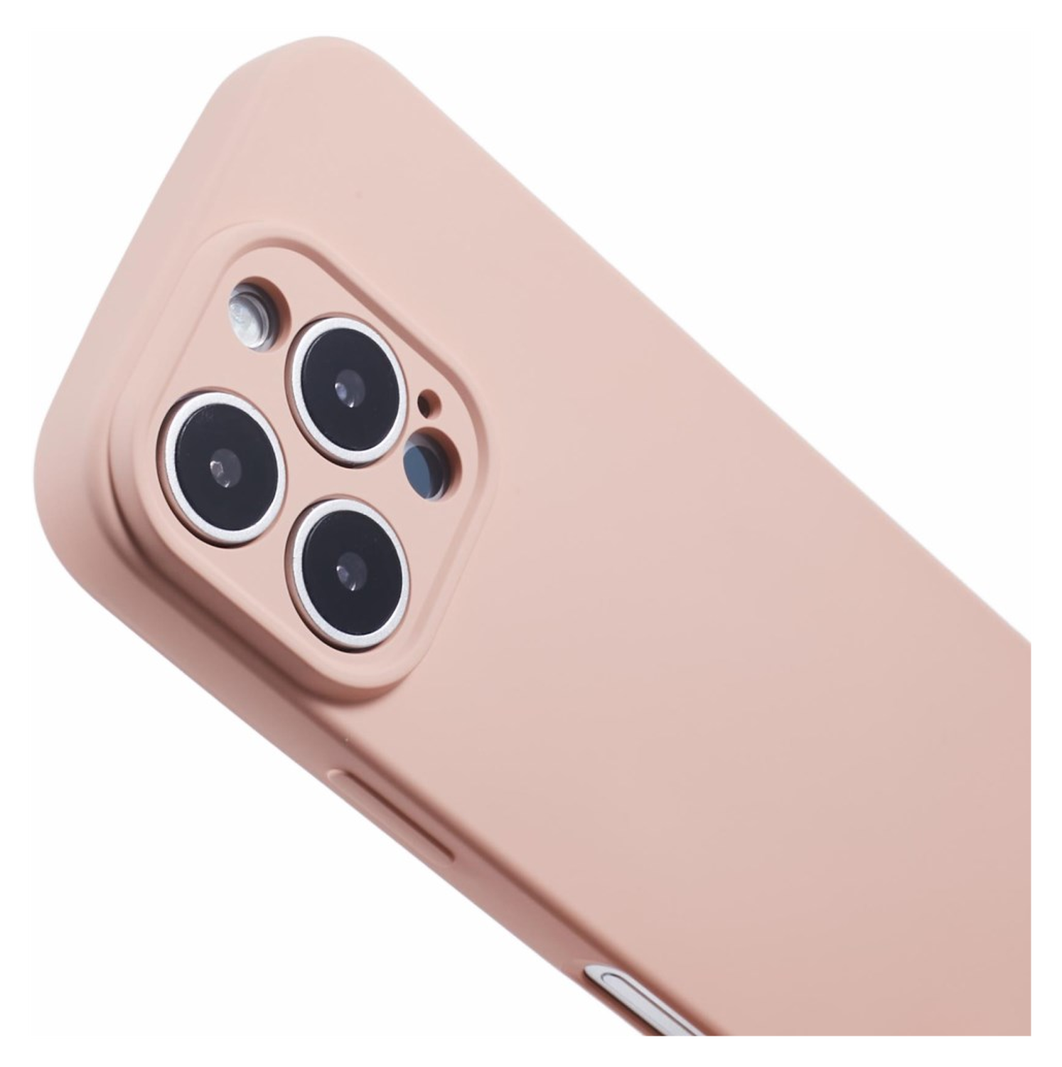 Apple iPhone 16 Pro Hoesje met Koord en Camera Bescherming Back Cover Roze afbeelding 8
