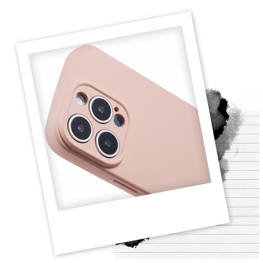 Apple iPhone 16 Pro Hoesje met Koord en Camera Bescherming Back Cover Roze afbeelding 2