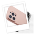 Apple iPhone 16 Pro Hoesje met Koord en Camera Bescherming Back Cover Roze afbeelding 2