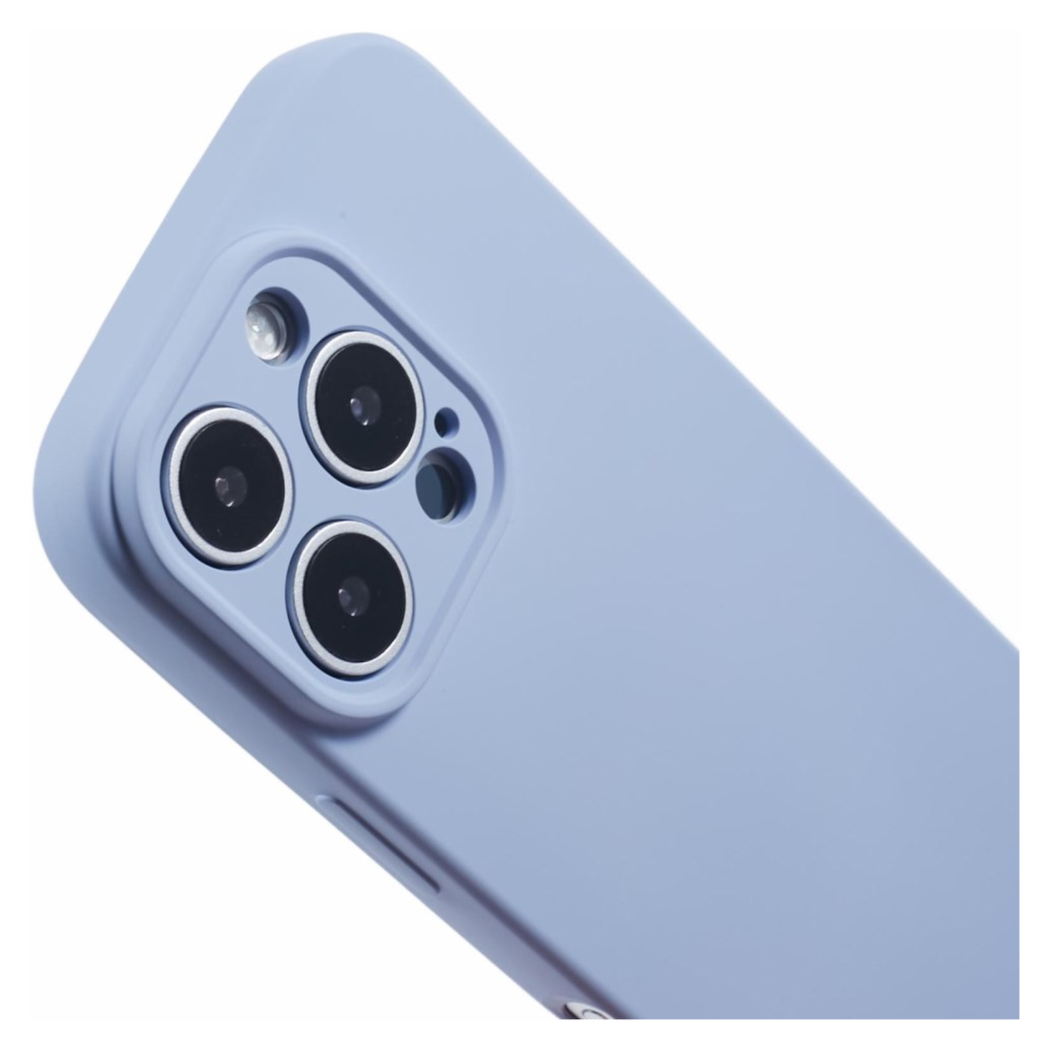 Apple iPhone 16 Pro Hoesje met Koord en Camera Bescherming Back Cover Lichtpaars afbeelding 8