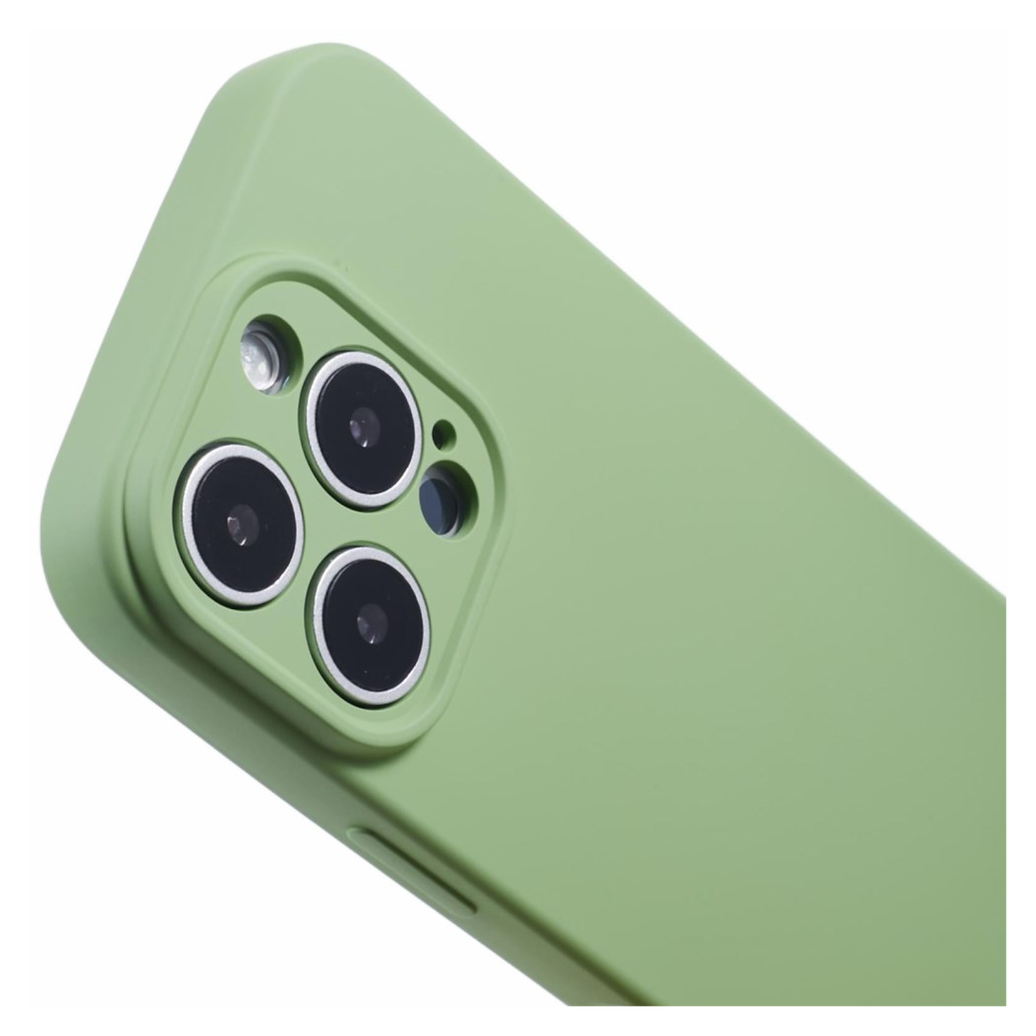 Apple iPhone 16 Pro Hoesje met Koord en Camera Bescherming Back Cover Matcha afbeelding 8