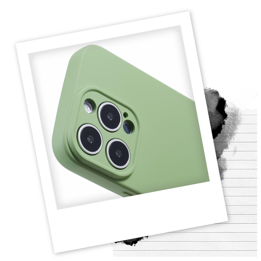 Apple iPhone 16 Pro Hoesje met Koord en Camera Bescherming Back Cover Matcha afbeelding 2