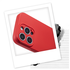 Apple iPhone 16 Pro Hoesje met Koord en Camera Bescherming Back Cover Rood afbeelding 2