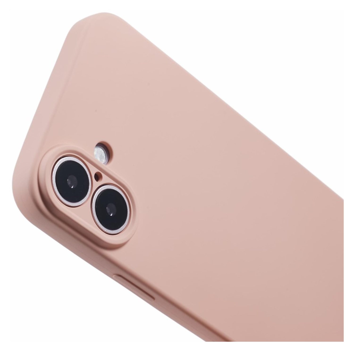 Apple iPhone 16 Hoesje met Koord en Camera Bescherming Back Cover Roze afbeelding 8
