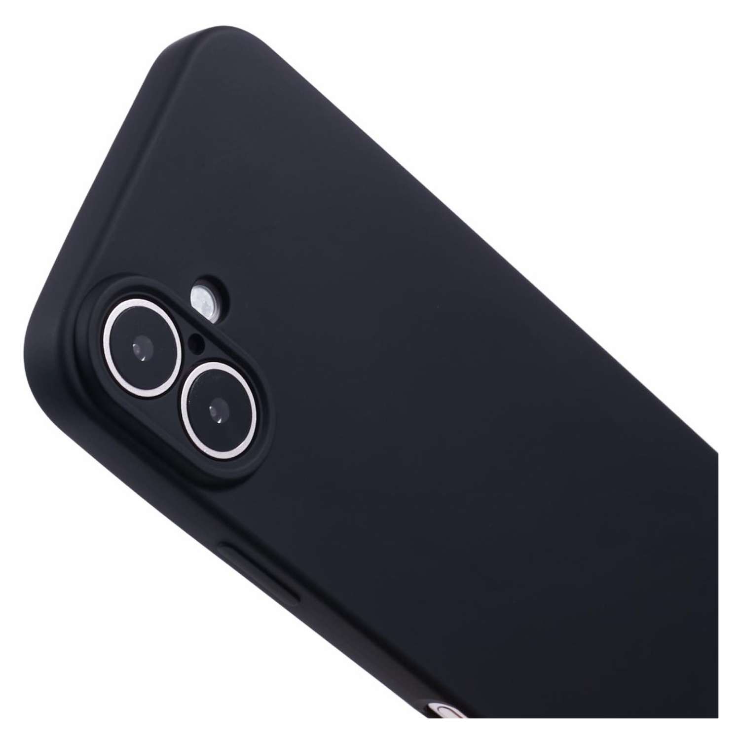 Apple iPhone 16 Hoesje met Koord en Camera Bescherming Back Cover Zwart afbeelding 8