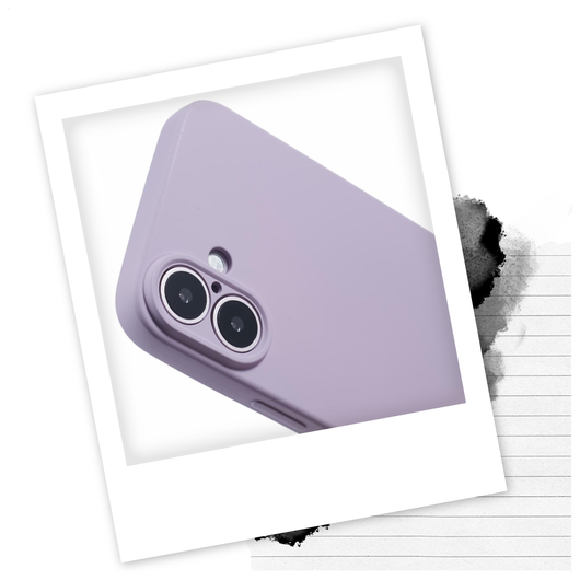 Apple iPhone 16 Hoesje met Koord en Camera Bescherming Back Cover Paars afbeelding 2