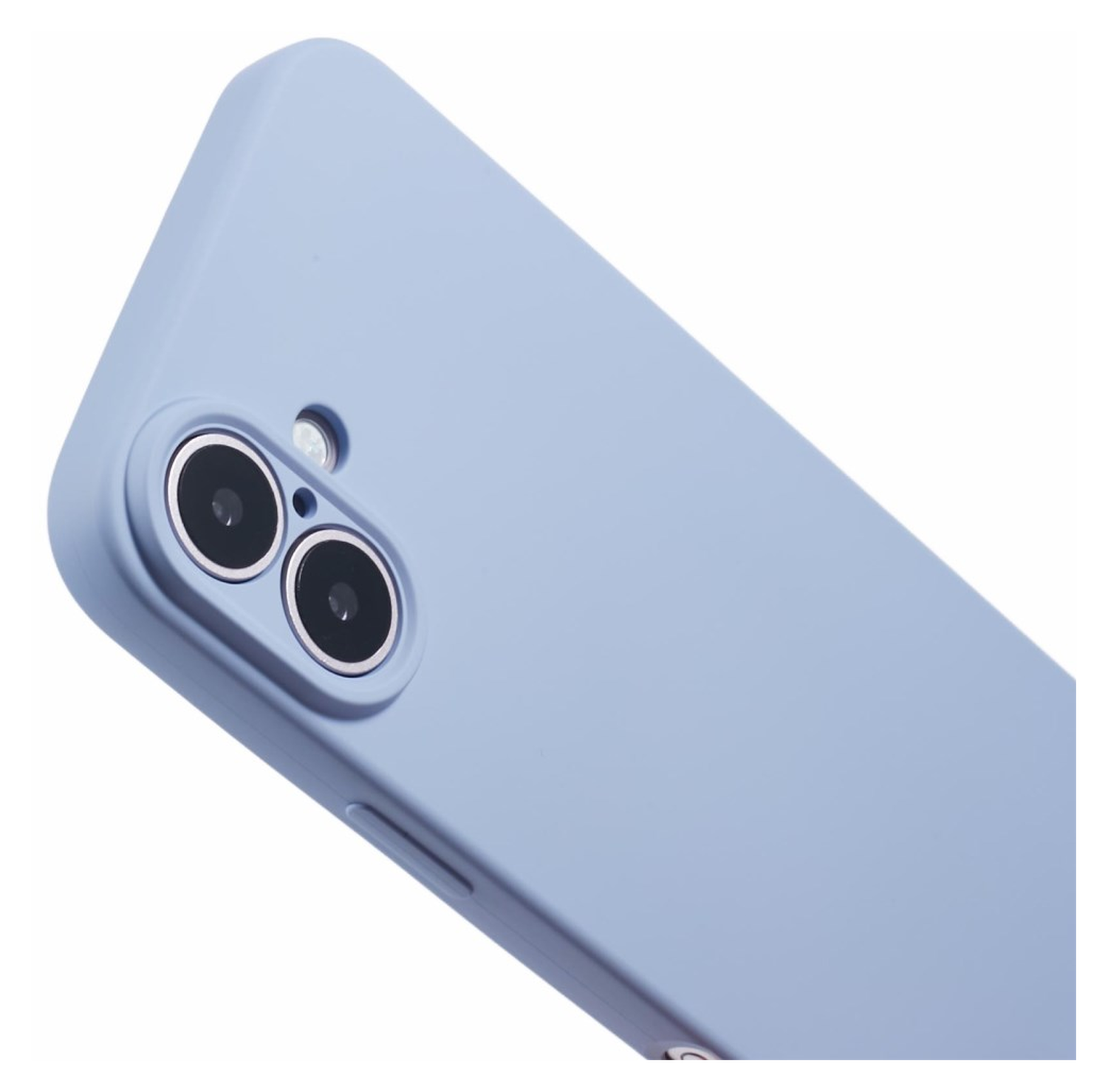 Apple iPhone 16 Hoesje met Koord en Camera Bescherming Back Cover Lichtpaars afbeelding 8