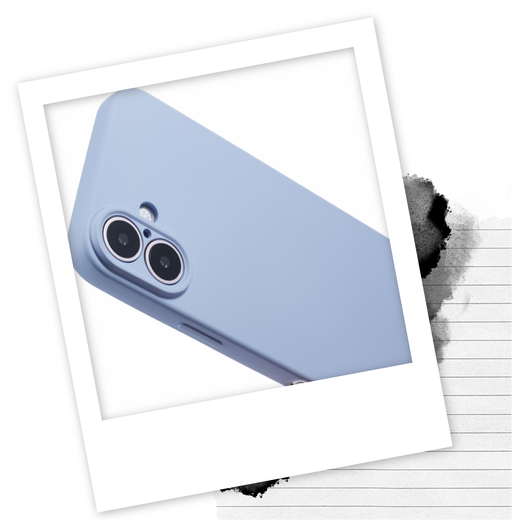 Apple iPhone 16 Hoesje met Koord en Camera Bescherming Back Cover Lichtpaars afbeelding 4