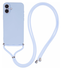 Apple iPhone 16 Hoesje met Koord en Camera Bescherming Back Cover Lichtpaars afbeelding 1