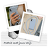 Apple iPhone 16 Hoesje met Koord en Camera Bescherming Back Cover Lichtpaars afbeelding 3