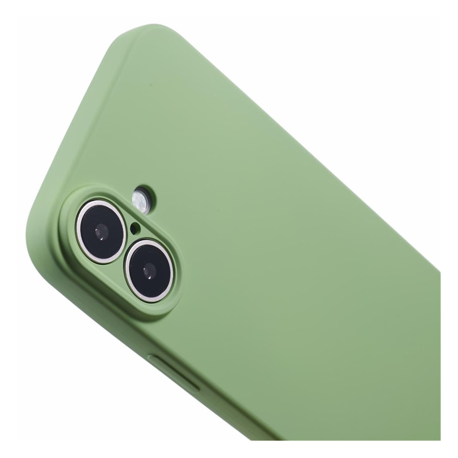 Apple iPhone 16 Hoesje met Koord en Camera Bescherming Back Cover Matcha Groen afbeelding 8