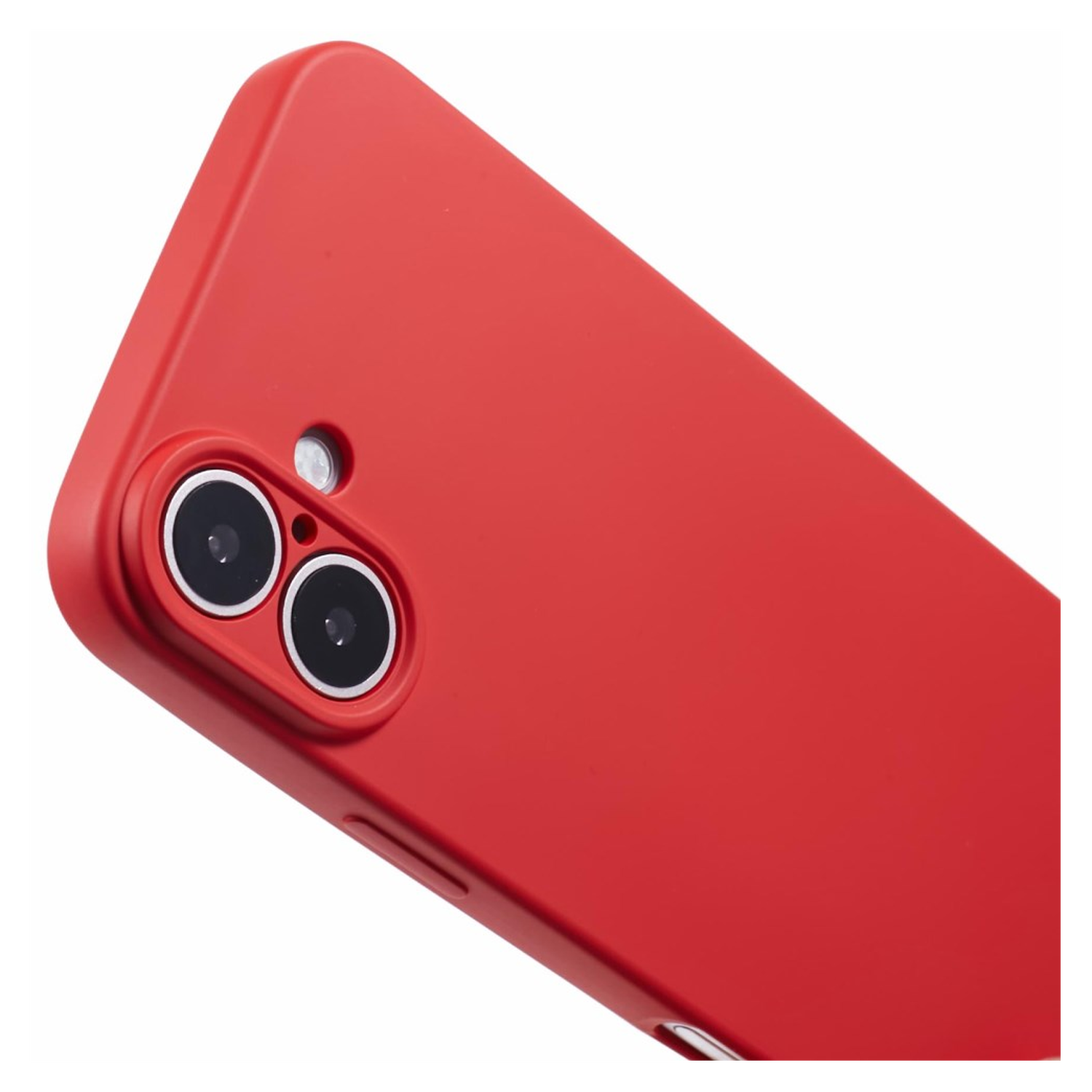 Apple iPhone 16 Hoesje met Koord en Camera Bescherming Back Cover Rood afbeelding 8