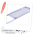Apple iPhone 15 Hoesje met Koord en Camera Bescherming Back Cover Lichtpaars afbeelding 5