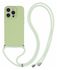 Apple iPhone 15 Pro Hoesje met Koord en Camera Bescherming Back Cover Matcha afbeelding 1