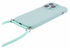 Apple iPhone 15 Pro Max Hoesje met Koord en Camera Bescherming Back Cover Mint afbeelding 7