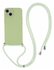Apple iPhone 14 Hoesje met Koord en Camera Bescherming Back Cover Matcha Groen afbeelding 1