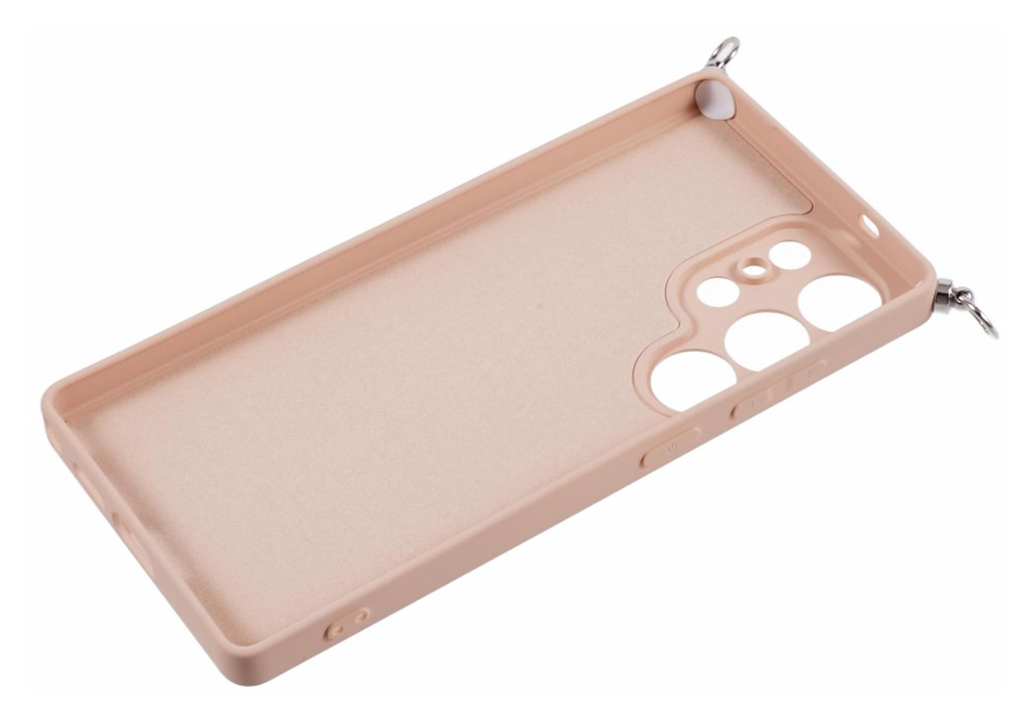 Samsung S25 Ultra Hoesje met Koord en Camera Bescherming Back Cover Roze afbeelding 9