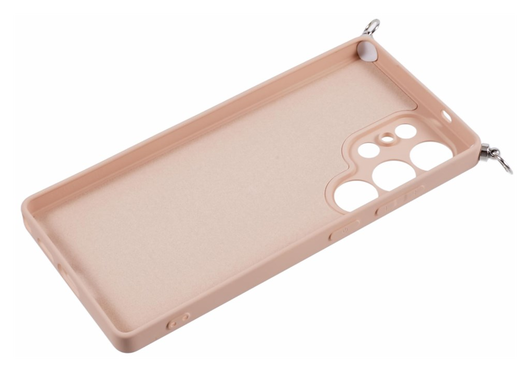 Samsung S25 Ultra Hoesje met Koord en Camera Bescherming Back Cover Roze afbeelding 9