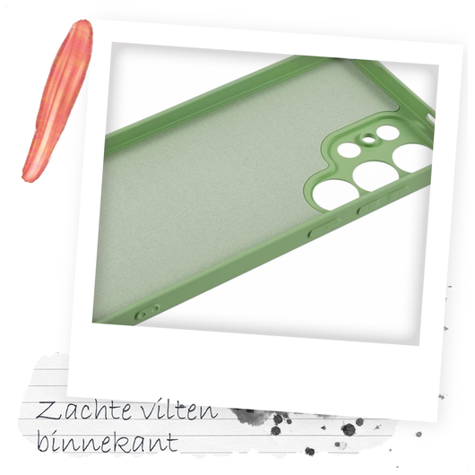 Samsung S25 Ultra Hoesje met Koord en Camera Bescherming Back Cover Matcha Groen afbeelding 5