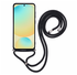 Samsung Galaxy S25 Hoesje met Koord en Camera Bescherming Back Cover Zwart afbeelding 6