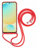 Samsung Galaxy S25 Hoesje met Koord en Camera Bescherming Back Cover Rood afbeelding 6