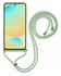 Samsung S25 Plus Hoesje met Koord en Camera Bescherming Back Cover Matcha Groen afbeelding 6