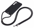 Samsung S24 Hoesje met Koord en Camera Bescherming Back Cover Zwart afbeelding 6