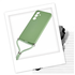 Samsung S24 Hoesje met Koord en Camera Bescherming Back Cover Matcha Groen afbeelding 2