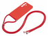 Samsung S24 Hoesje met Koord en Camera Bescherming Back Cover Rood afbeelding 6