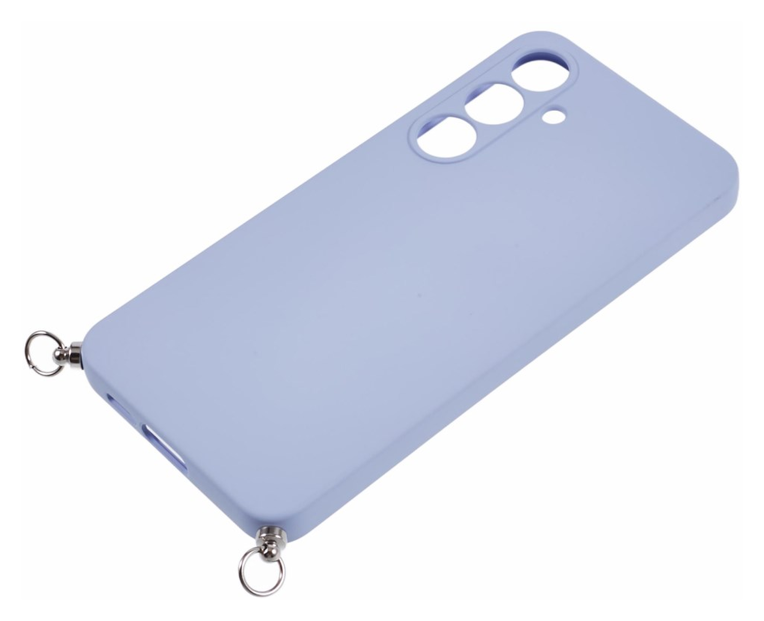 Samsung Galaxy A56 Hoesje met Koord en Camera Bescherming Back Cover Lichtpaars afbeelding 9