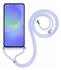 Samsung Galaxy A56 Hoesje met Koord en Camera Bescherming Back Cover Lichtpaars afbeelding 2