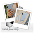 Samsung Galaxy A56 Hoesje met Koord en Camera Bescherming Back Cover Lichtpaars afbeelding 5