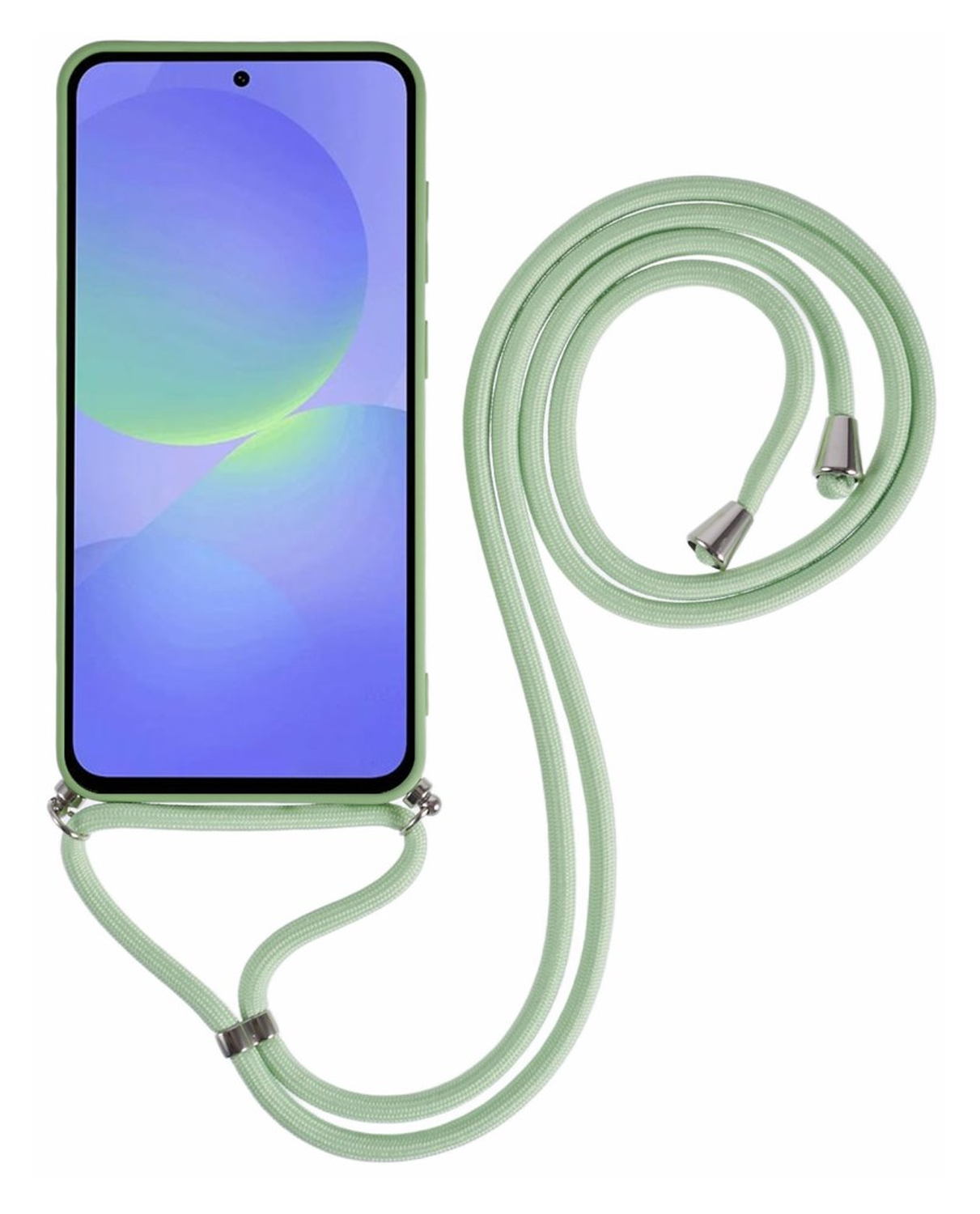 Samsung Galaxy A36 Hoesje met Koord en Camera Bescherming Back Cover Matcha afbeelding 6