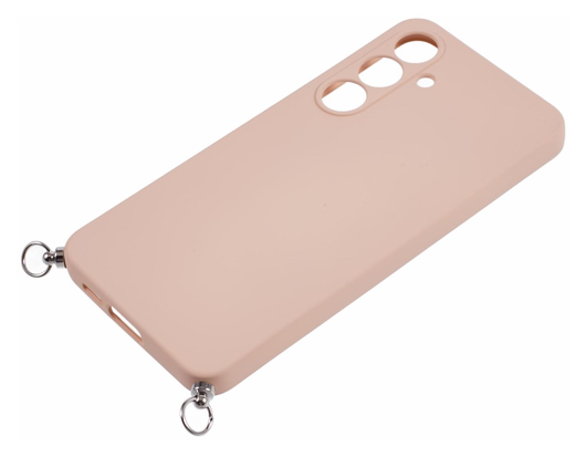 Samsung Galaxy A16 Hoesje met Koord en Camera Bescherming Back Cover Roze afbeelding 9