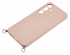 Samsung Galaxy A16 Hoesje met Koord en Camera Bescherming Back Cover Roze afbeelding 9