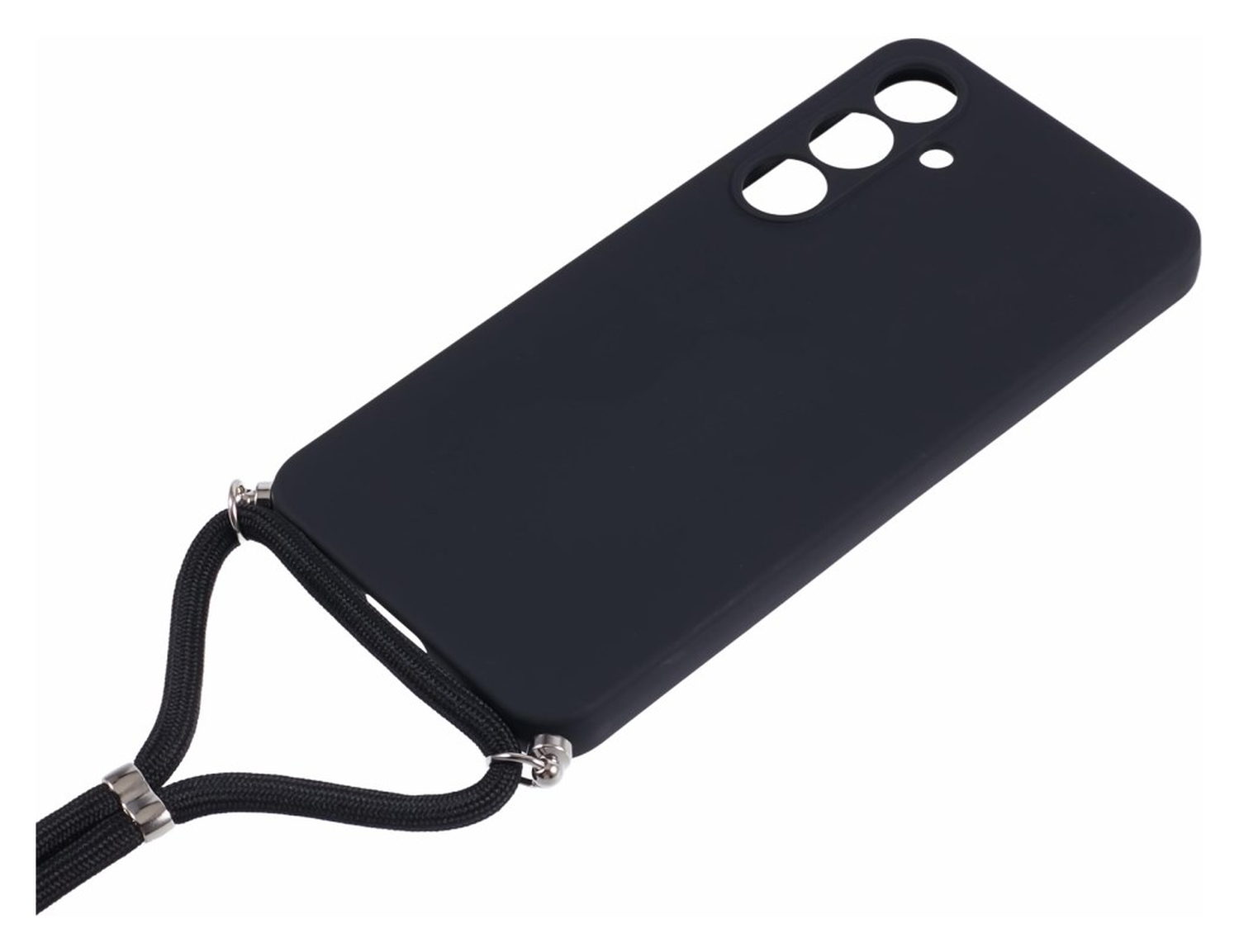 Samsung Galaxy A16 Hoesje met Koord en Camera Bescherming Back Cover Zwart afbeelding 7