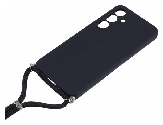 Samsung Galaxy A16 Hoesje met Koord en Camera Bescherming Back Cover Zwart afbeelding 7