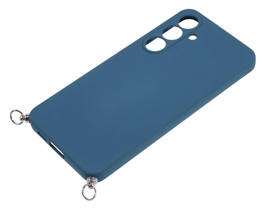 Samsung Galaxy A16 Hoesje met Koord en Camera Bescherming Back Cover Blauw afbeelding 8
