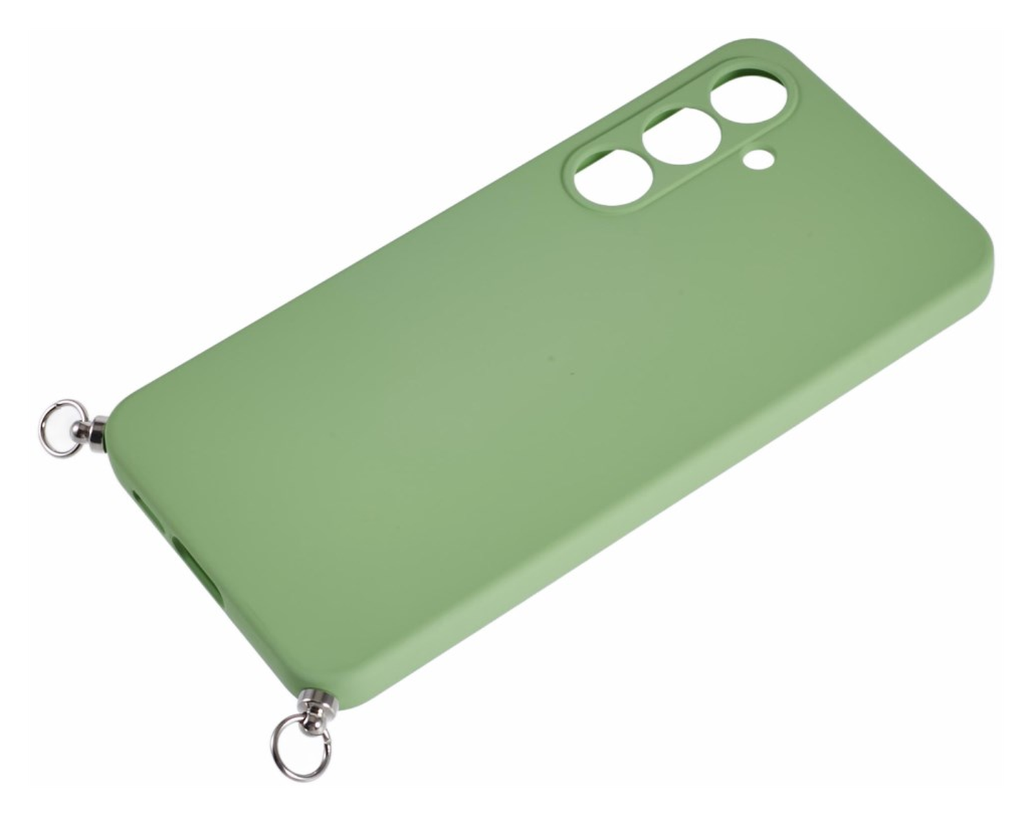 Samsung Galaxy A16 Hoesje met Koord en Camera Bescherming Back Cover Matcha afbeelding 9