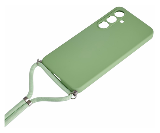 Samsung Galaxy A16 Hoesje met Koord en Camera Bescherming Back Cover Matcha afbeelding 7